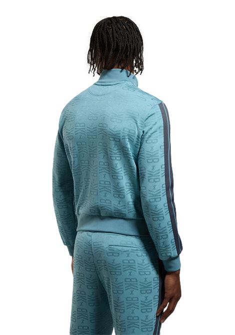 FELPA DA UOMO LOGATA CON ZIP BIKKEMBERGS | Maglie | BMF0034 K00382025